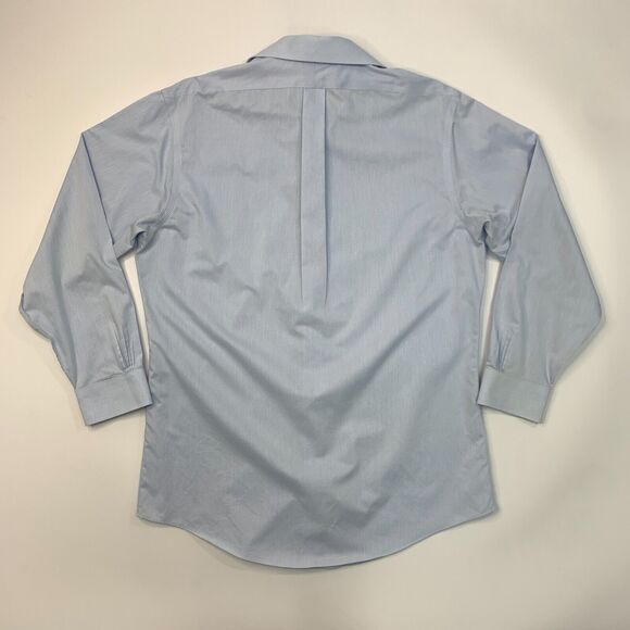 Brooks Brothers Dress Shirt Mens 16 Striped Cotton Regent Non Iron Cotton Button - Picture 10 of 16